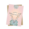 Mini Greeting Card, HB Geo Flowers