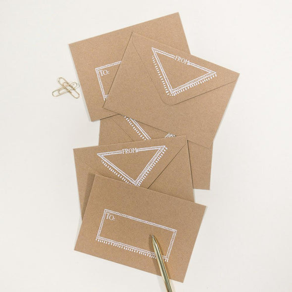 papaya begin mini greeting card envelopes